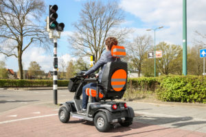 Scootmobiel Veilig oversteken